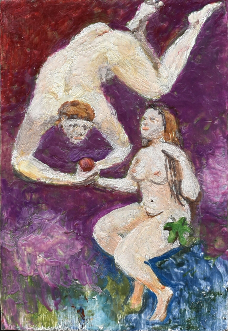 Georgi Marinov Izkushenie 24x15 darvo enkaustika w