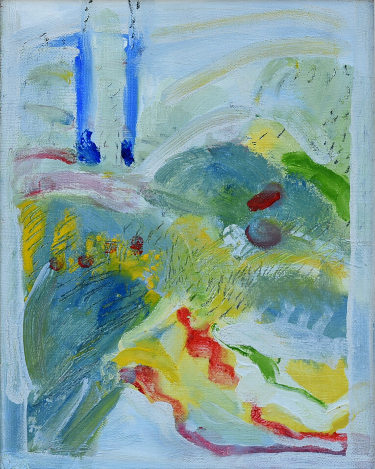 Magda Abazova Abstrakten peisaj 2006 30x24 pmb w